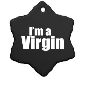 I'm A Virgin Ceramic Star Ornament