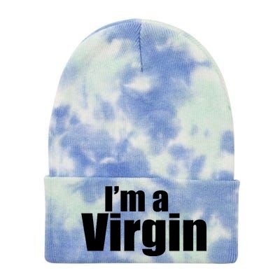 I'm A Virgin Tie Dye 12in Knit Beanie