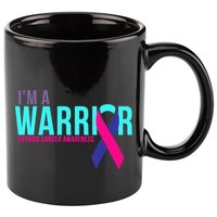 I'm a Warrior Thyroid Cancer Awareness 11oz C Handle Ceramic Mug