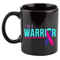 I'm a Warrior Thyroid Cancer Awareness 11oz C Handle Ceramic Mug
