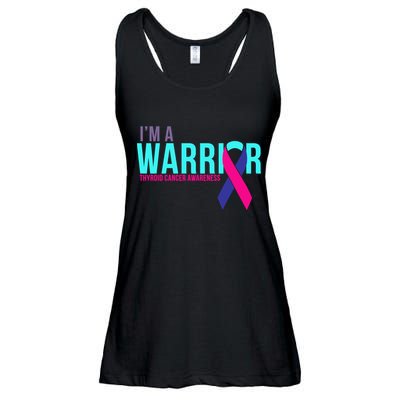 I'm a Warrior Thyroid Cancer Awareness Ladies Essential Flowy Tank