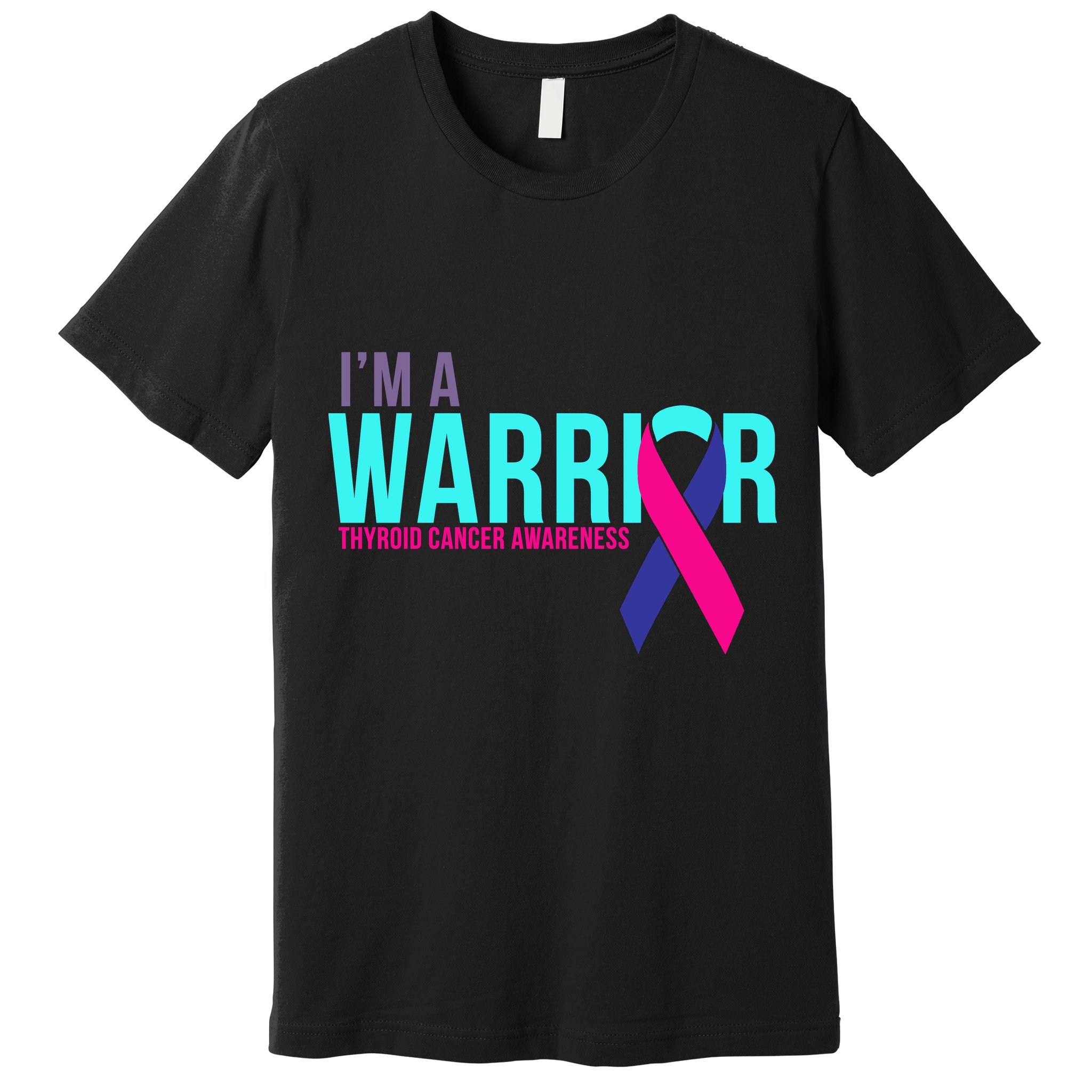 I'm a Warrior Thyroid Cancer Awareness Premium T-Shirt