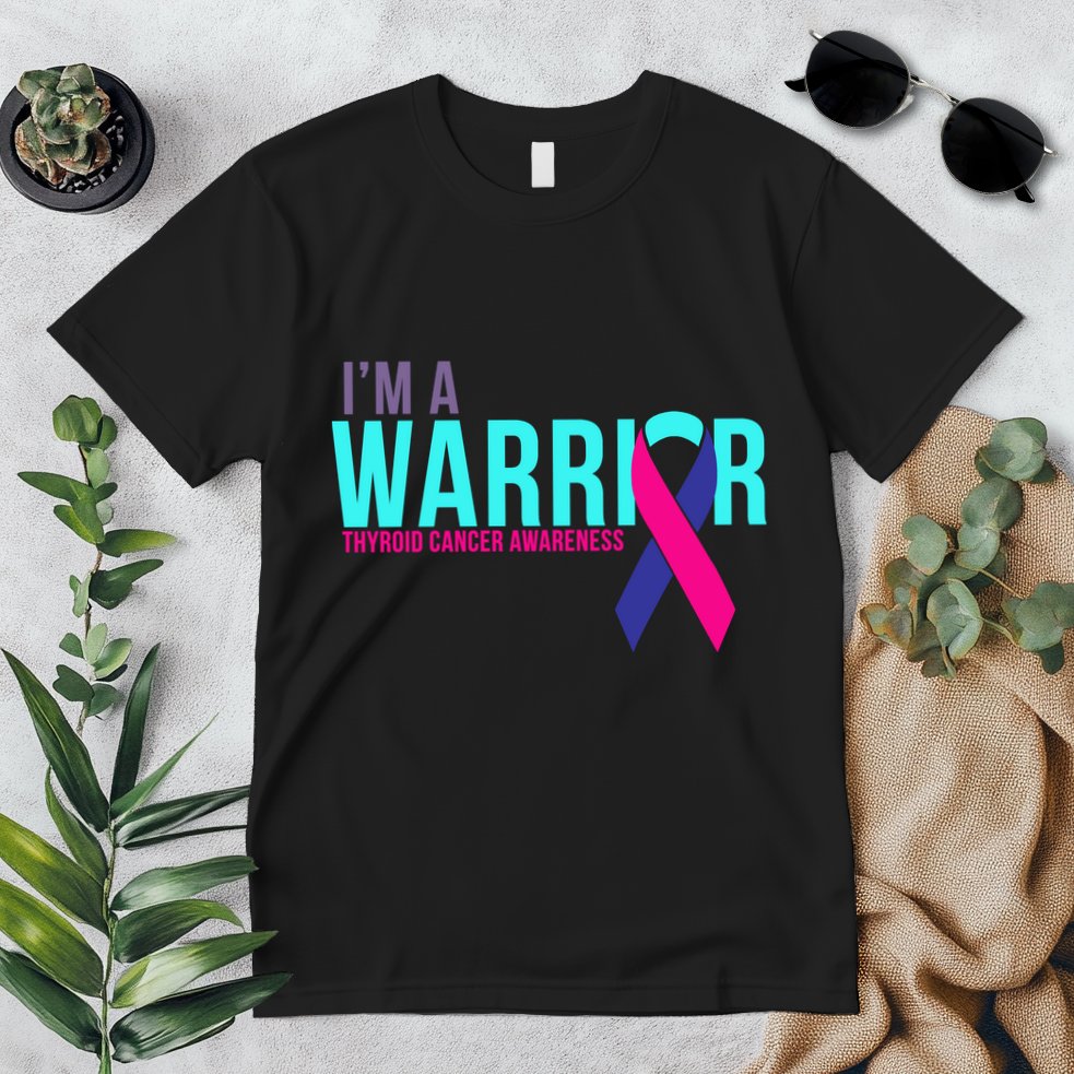 I'm a Warrior Thyroid Cancer Awareness Premium T-Shirt