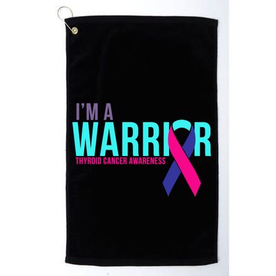 I'm a Warrior Thyroid Cancer Awareness Golf Towel