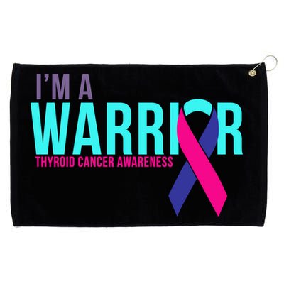 I'm a Warrior Thyroid Cancer Awareness Grommeted Golf Towel