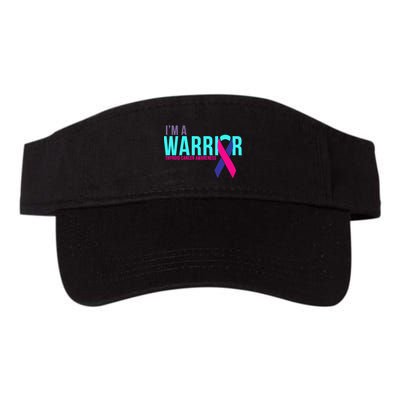 I'm a Warrior Thyroid Cancer Awareness Visor
