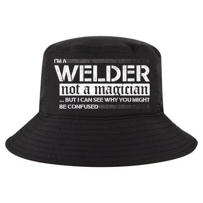 I'm A Welder Not A Magician Cool Comfort Performance Bucket Hat