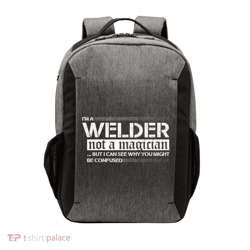 I'm A Welder Not A Magician Vector Backpack