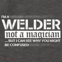 I'm A Welder Not A Magician Vector Backpack