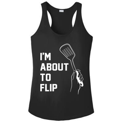 I'm About To Flip Ladies PosiCharge Competitor Racerback Tank