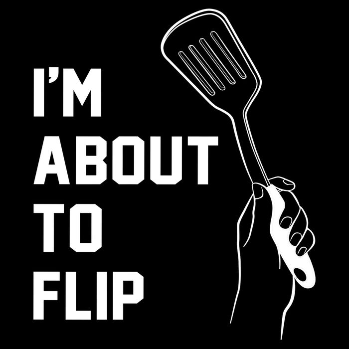 I'm About To Flip Cropped Pullover Crew