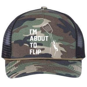 I'm About To Flip Retro Rope Trucker Hat Cap