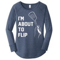 I'm About To Flip Women's Perfect Tri Tunic Long Sleeve Shirt