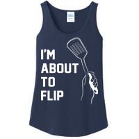 I'm About To Flip Ladies Essential Tank