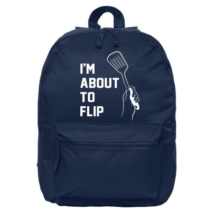 I'm About To Flip 16 in Basic Backpack