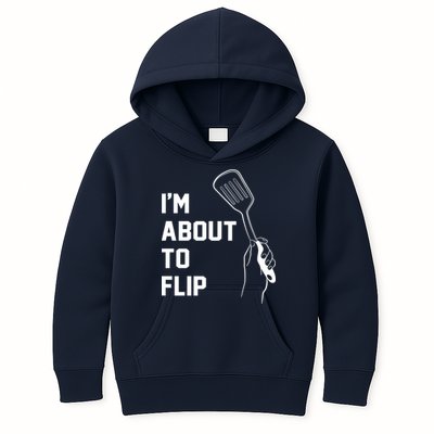 I'm About To Flip Kids Hoodie