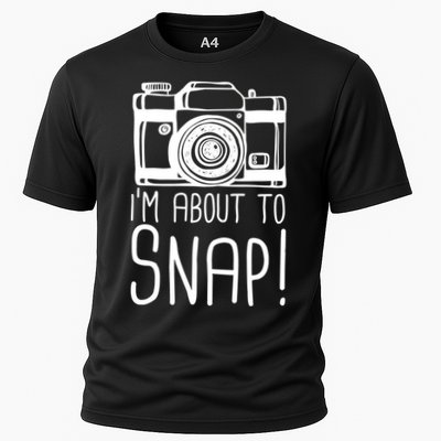 I'm About to Snap Funny Photographer Camera Performance Shirt
