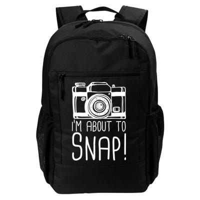 I'm About to Snap Funny Photographer Camera Backpack