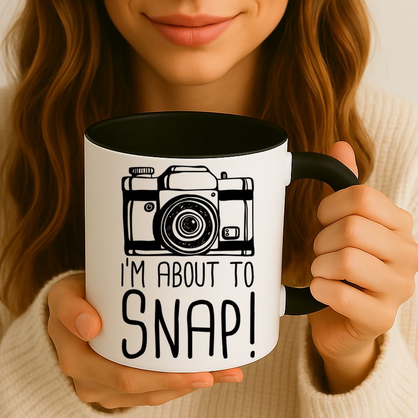 I'm About to Snap Funny Photographer Camera Mug