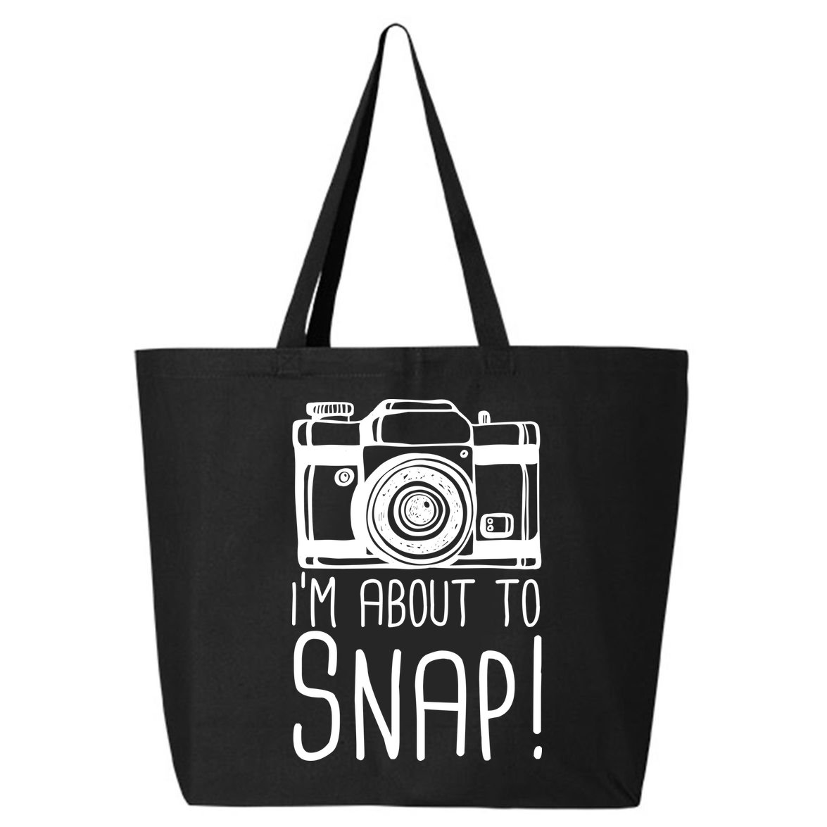 I'm About to Snap Funny Photographer Camera 25L Jumbo Tote