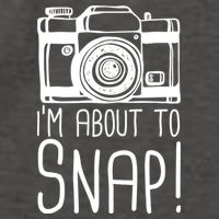 I'm About to Snap Funny Photographer Camera Vector Backpack