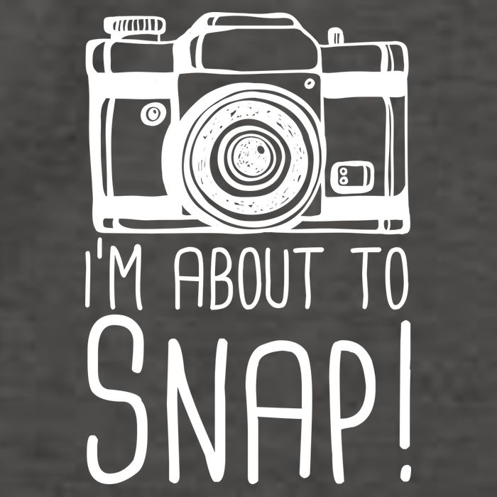 I'm About to Snap Funny Photographer Camera Vector Backpack