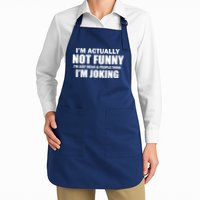 I'm Actually Not Funny I'm Just Really Mean Apron