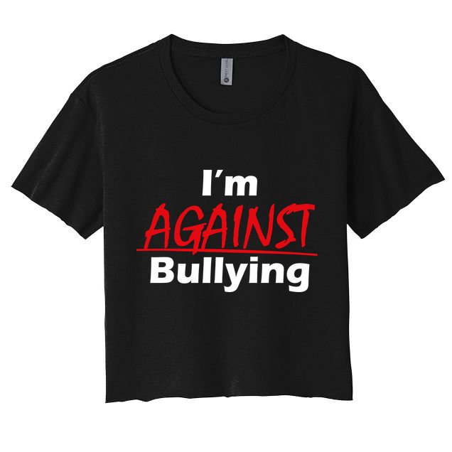 I'm Against Bulling Crop Top