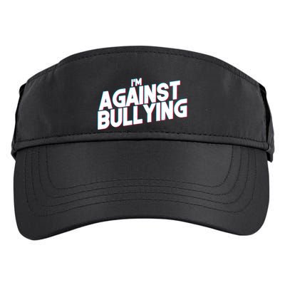 I'm Against Bullying Spirit Day Adult Drive Performance Visor