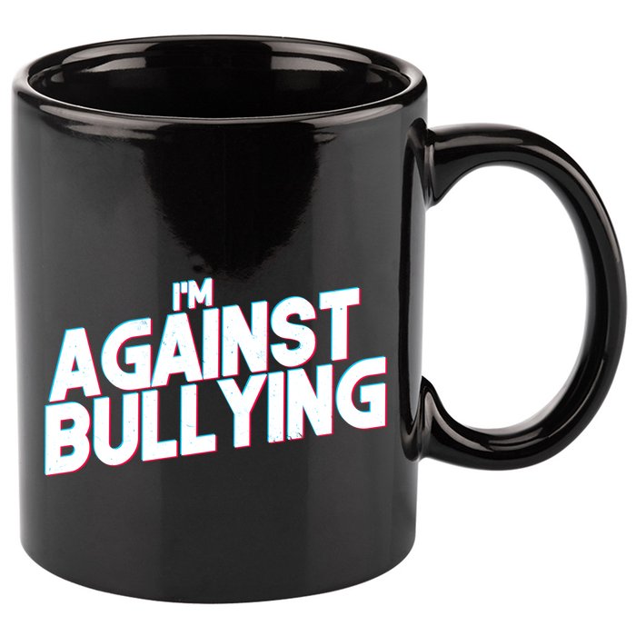 I'm Against Bullying Spirit Day 11oz C Handle Ceramic Mug
