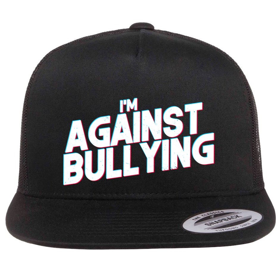 I'm Against Bullying Spirit Day Flat Bill Trucker Hat