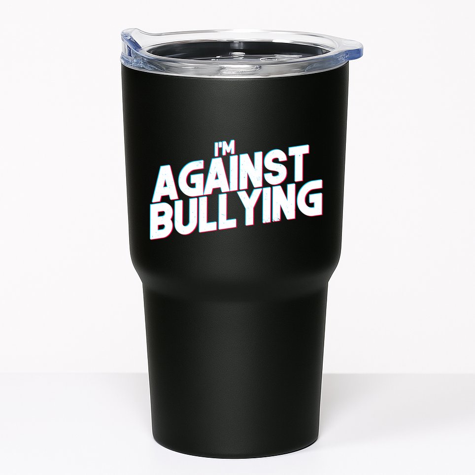 I'm Against Bullying Spirit Day Tumbler