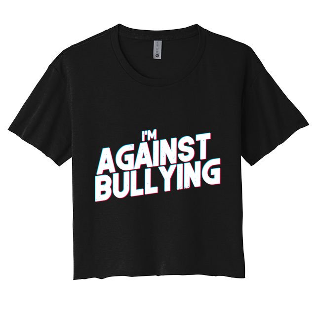 I'm Against Bullying Spirit Day Crop Top