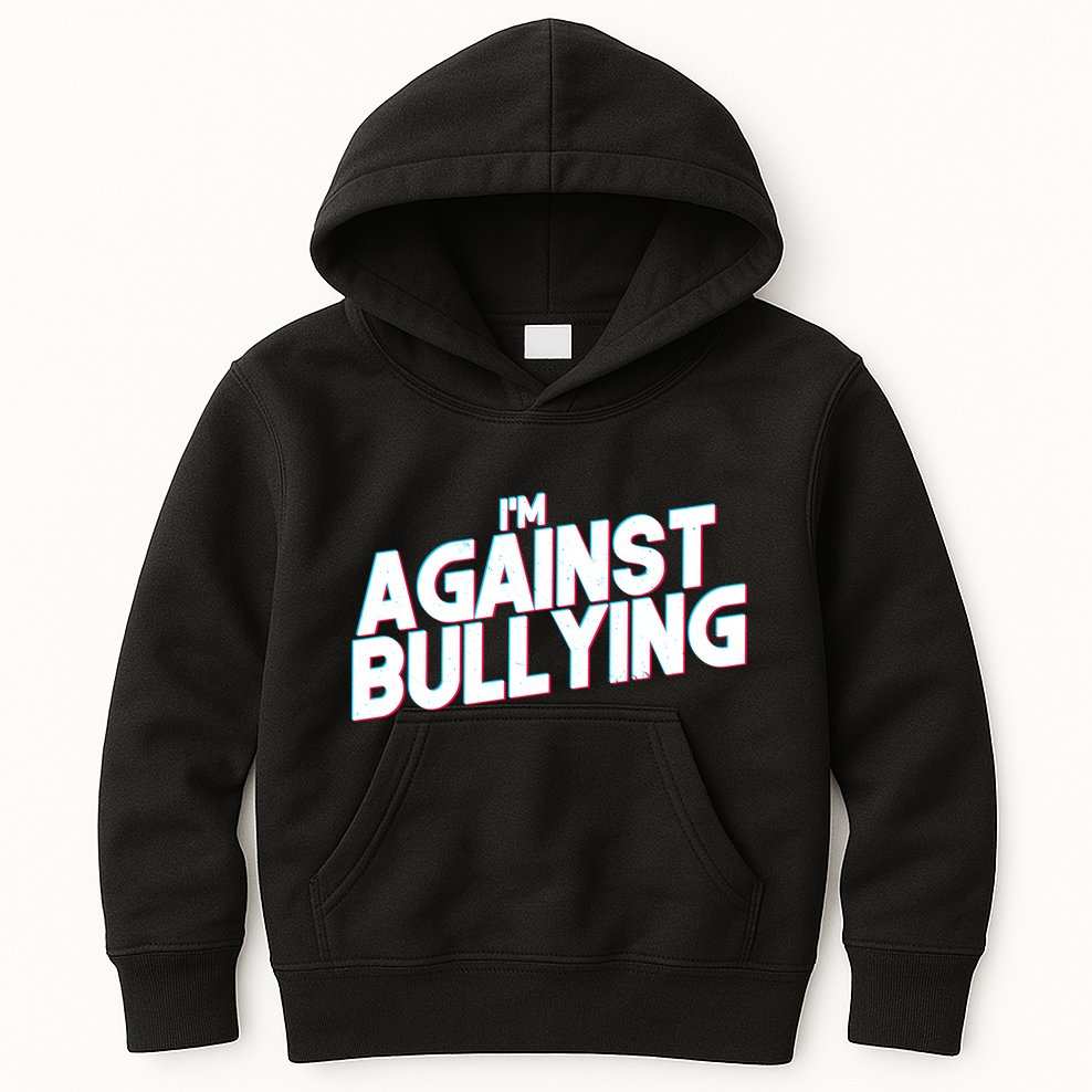 I'm Against Bullying Spirit Day Kids Hoodie