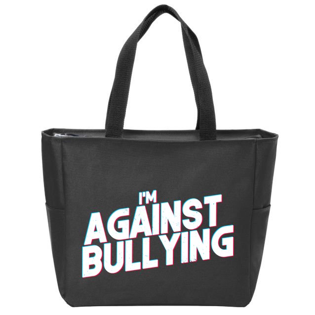 I'm Against Bullying Spirit Day Zip Tote Bag