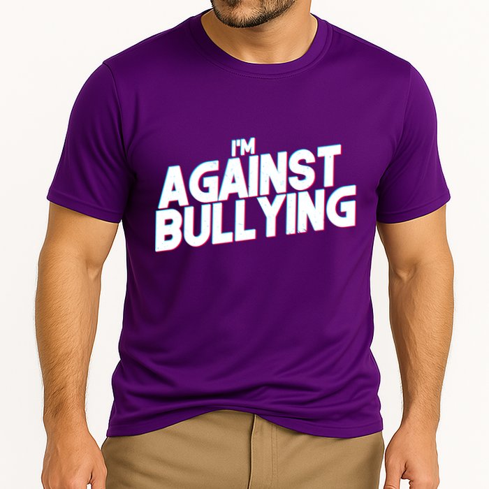 I'm Against Bullying Spirit Day Cooling Performance Crew T-Shirt