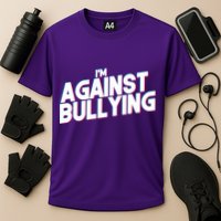 I'm Against Bullying Spirit Day Cooling Performance Crew T-Shirt