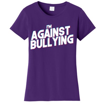 I'm Against Bullying Spirit Day Women's T-Shirt