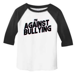 I'm Against Bullying Spirit Day Toddler Fine Jersey T-Shirt