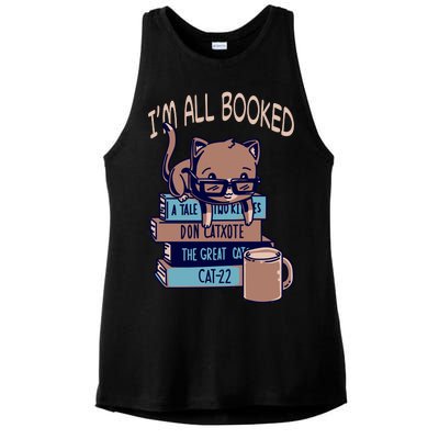 I'm All Booked Ladies PosiCharge Tri-Blend Wicking Tank