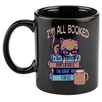 I'm All Booked 11oz C Handle Ceramic Mug