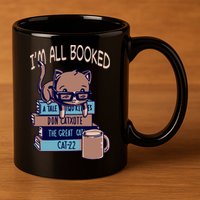 I'm All Booked 11oz C Handle Ceramic Mug