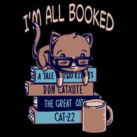 I'm All Booked Drawstring Bag