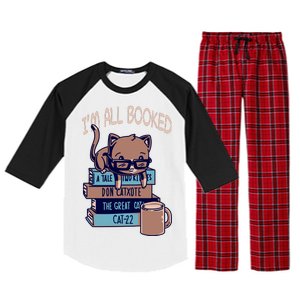 I'm All Booked Raglan Sleeve Pajama Set