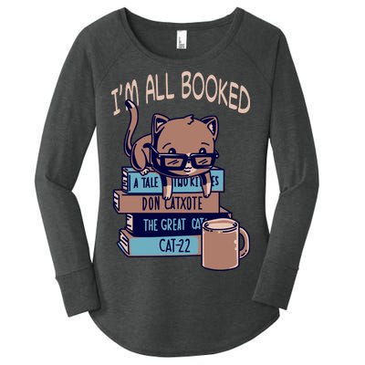 I'm All Booked Women's Perfect Tri Tunic Long Sleeve Shirt