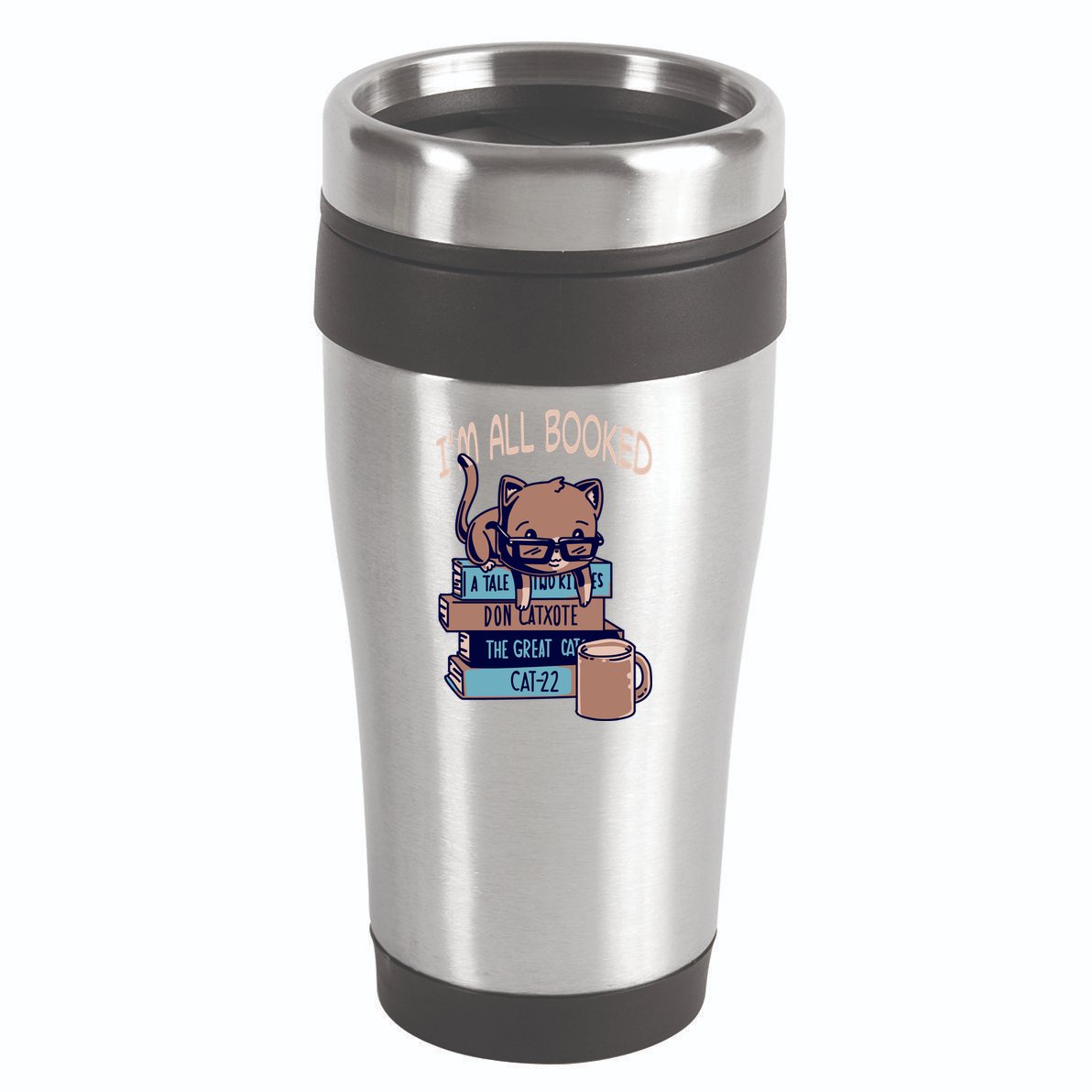 I'm All Booked 16oz Travel Tumbler