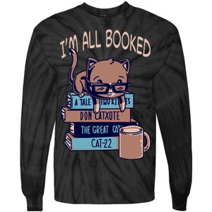 I'm All Booked Tie-Dye Long Sleeve Shirt