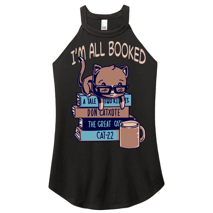 I'm All Booked Women’s Perfect Tri Rocker Tank