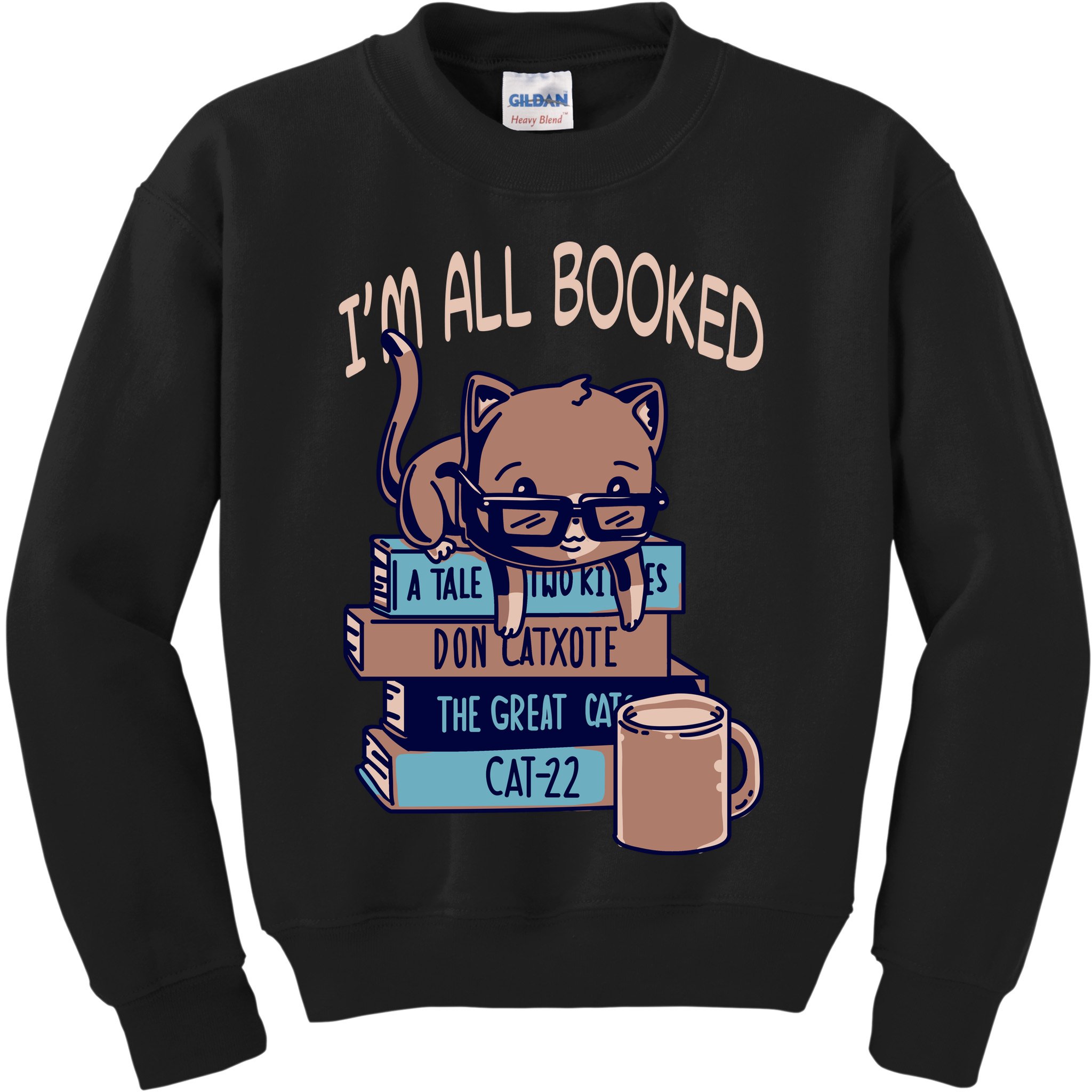 I'm All Booked Kids Sweatshirt