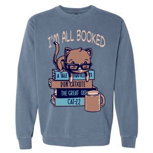 I'm All Booked Garment-Dyed Sweatshirt